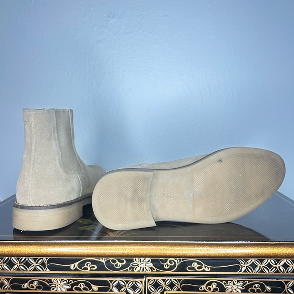 Zara Beige Suede Men's Boots - Picture 5 of 5